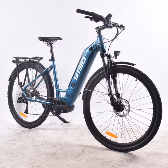 700c 28 Zoll 350W 500W Heckmotor Gashebel versteckte Batterie Zoom Tektro hydraulisches Step-Through-City-E-Fahrrad